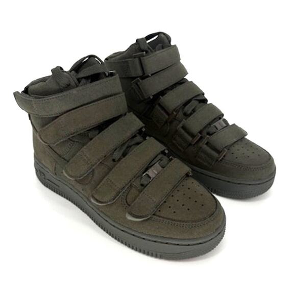 Nike Air Force 1 High Top Sequoia Green Sneakers – Billie Eilish Collab – Size 6 - Picture 2 of 8